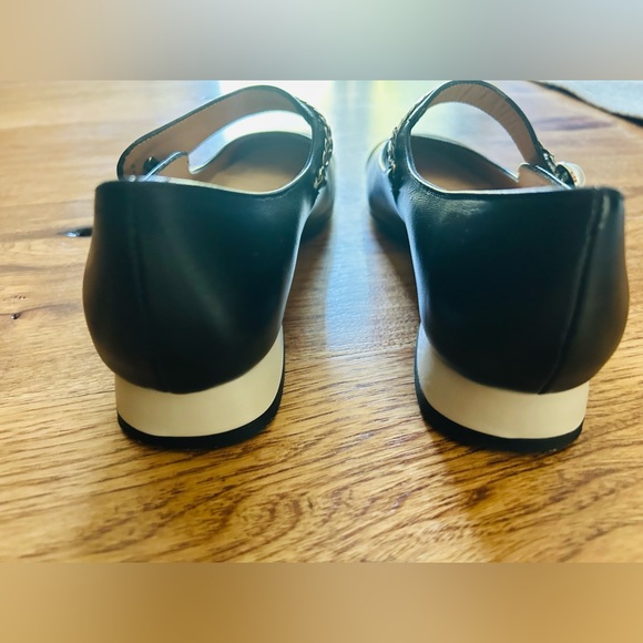Festa  Black and White Women's Mary Jane Shoes slip on size 6.5 (37)  Italy - Picture 7 of 8